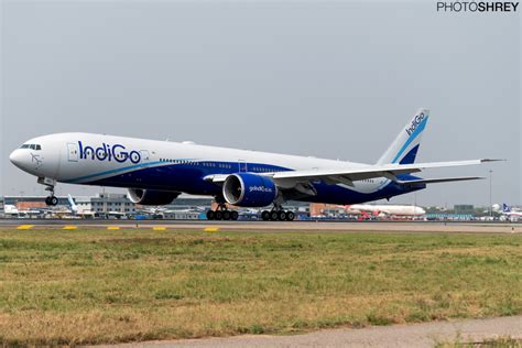 6E645 IndiGo Airlines .